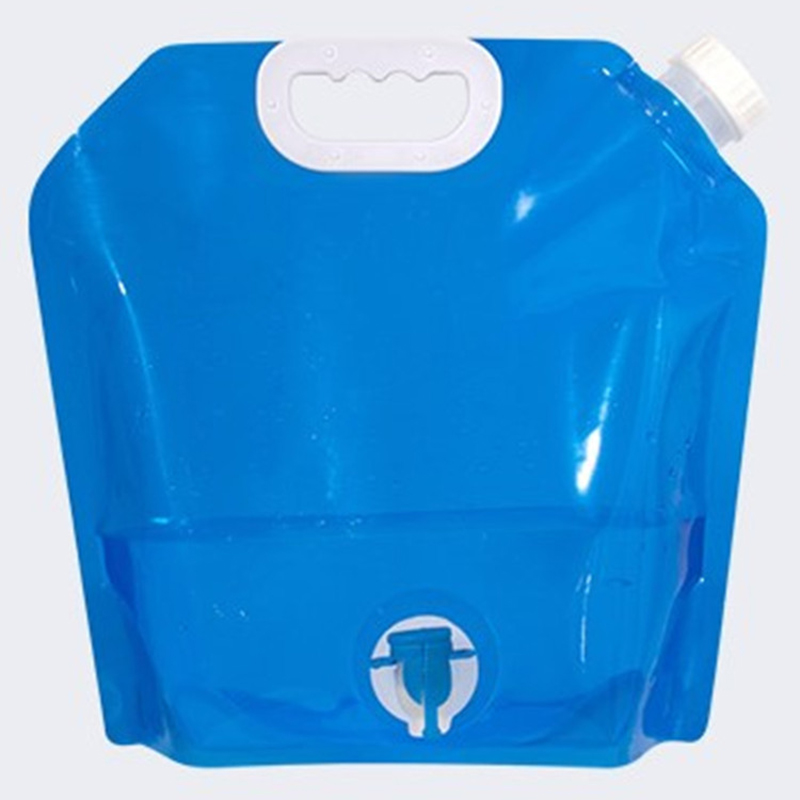 折りたたみ式ウォーターコンテナバッグ、キャンプ用スピゴット付 - Collapsible Water Bottle のレビューと価格