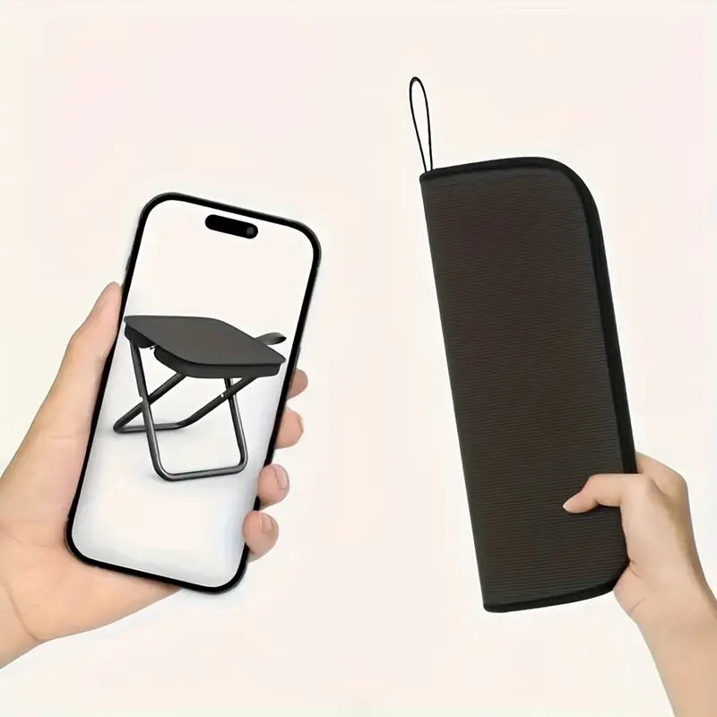 屋外折りたたみ筆箱小さなスツールポケットスツールポータブル釣 - Outdoor Camping Folding Chairs のレビューと価格