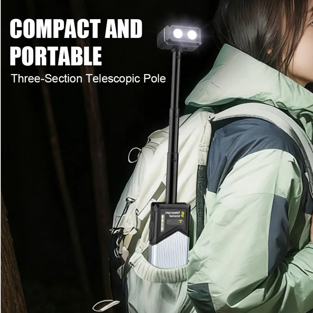 ポータブル180 °   回転式拡張可能なLED懐中電灯、防 - Camping Lantern のレビューと価格