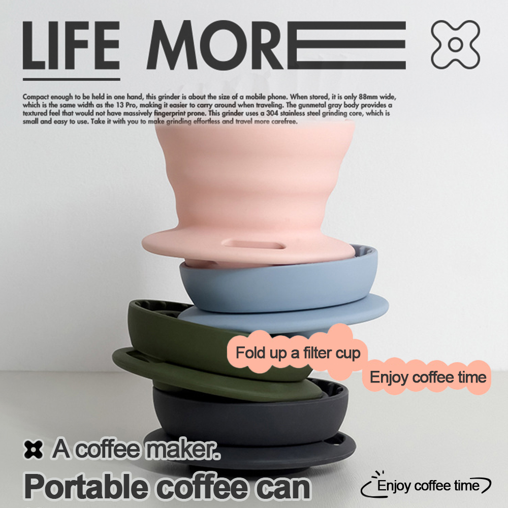 LFGB食品グレード折りたたみ式シリコンコーヒードリッパー  - Collapsible Water Bottle のレビューと価格
