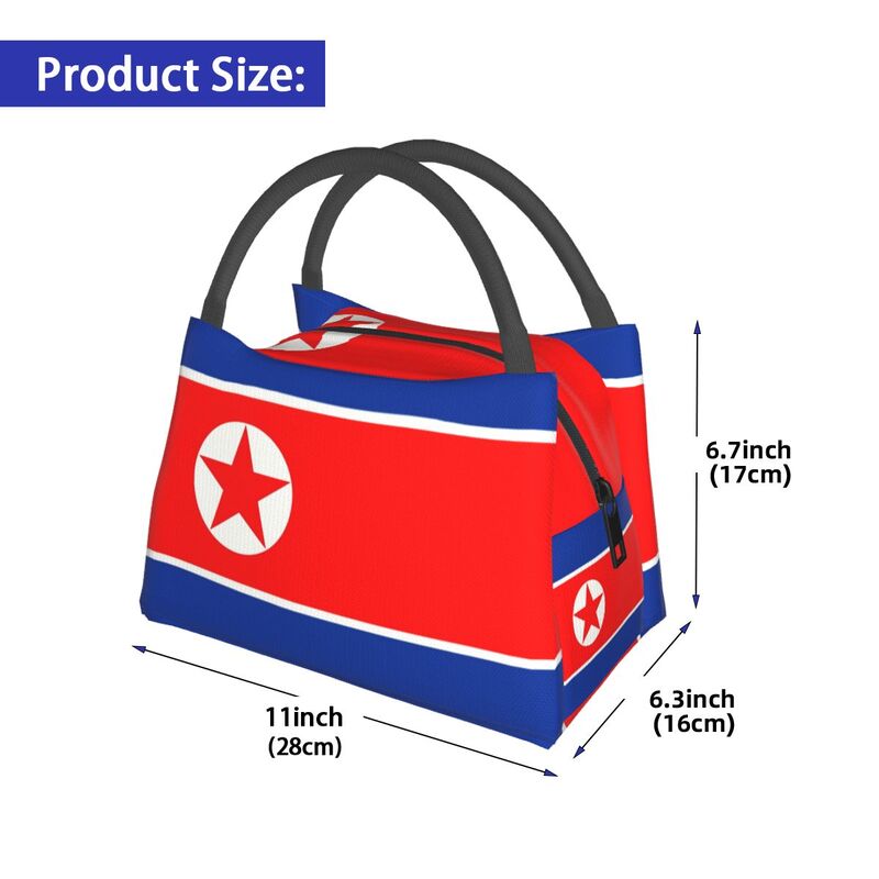 北朝鮮のカスタム旗断熱ランチバッグ女性用再利用可能クーラーサ - Outdoor Camping Korea のレビューと価格
