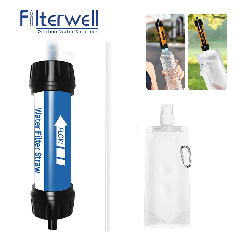 フィルター付きミニ浄水器,サバイバル,キャンプ,旅行,屋外キ - Outdoor Camping Water Filter のレビューと価格