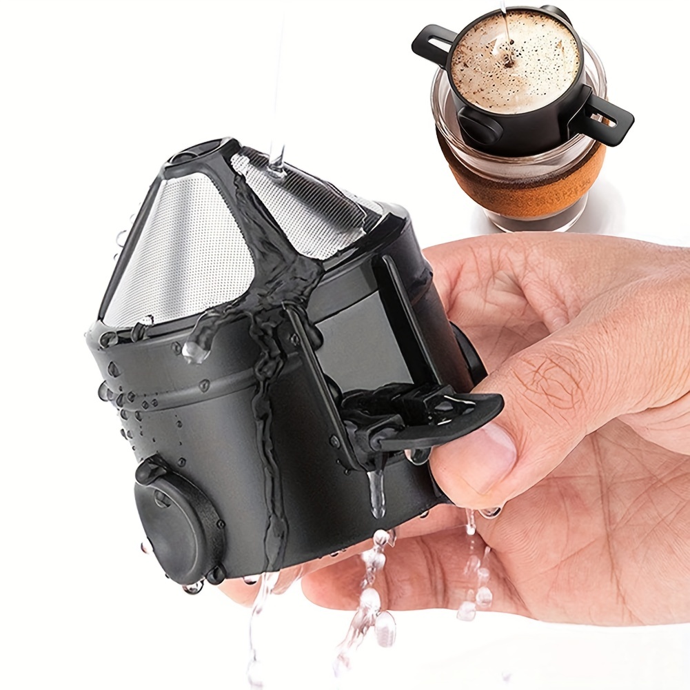 ポータブルコーヒーフィルターカップ、再利用可能なコーヒーメー - Collapsible Water Bottle のレビューと価格