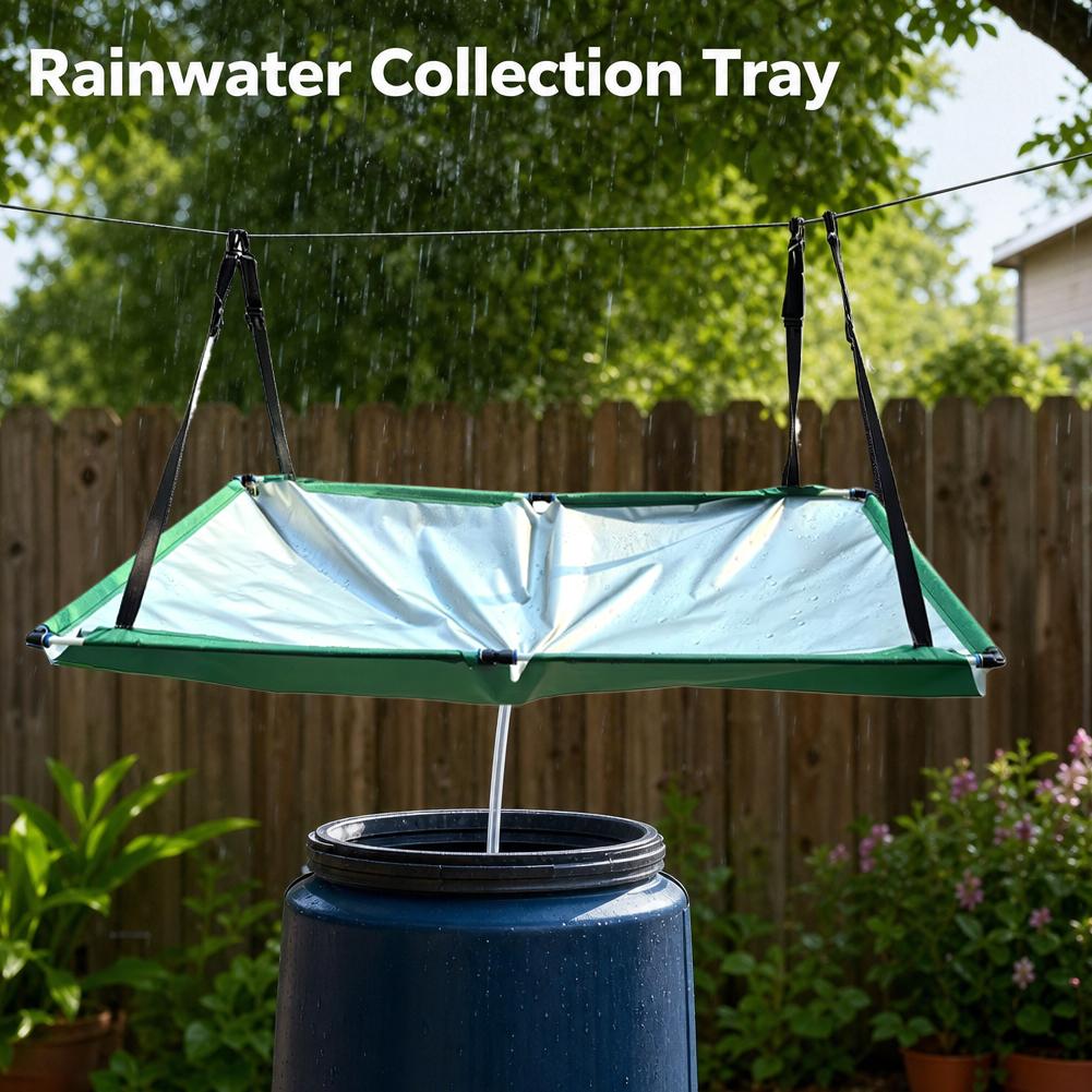 庭用雨水コレクター ホース付き布製雨水キャッチャー フィルタ - Outdoor Camping Water Filter のレビューと価格