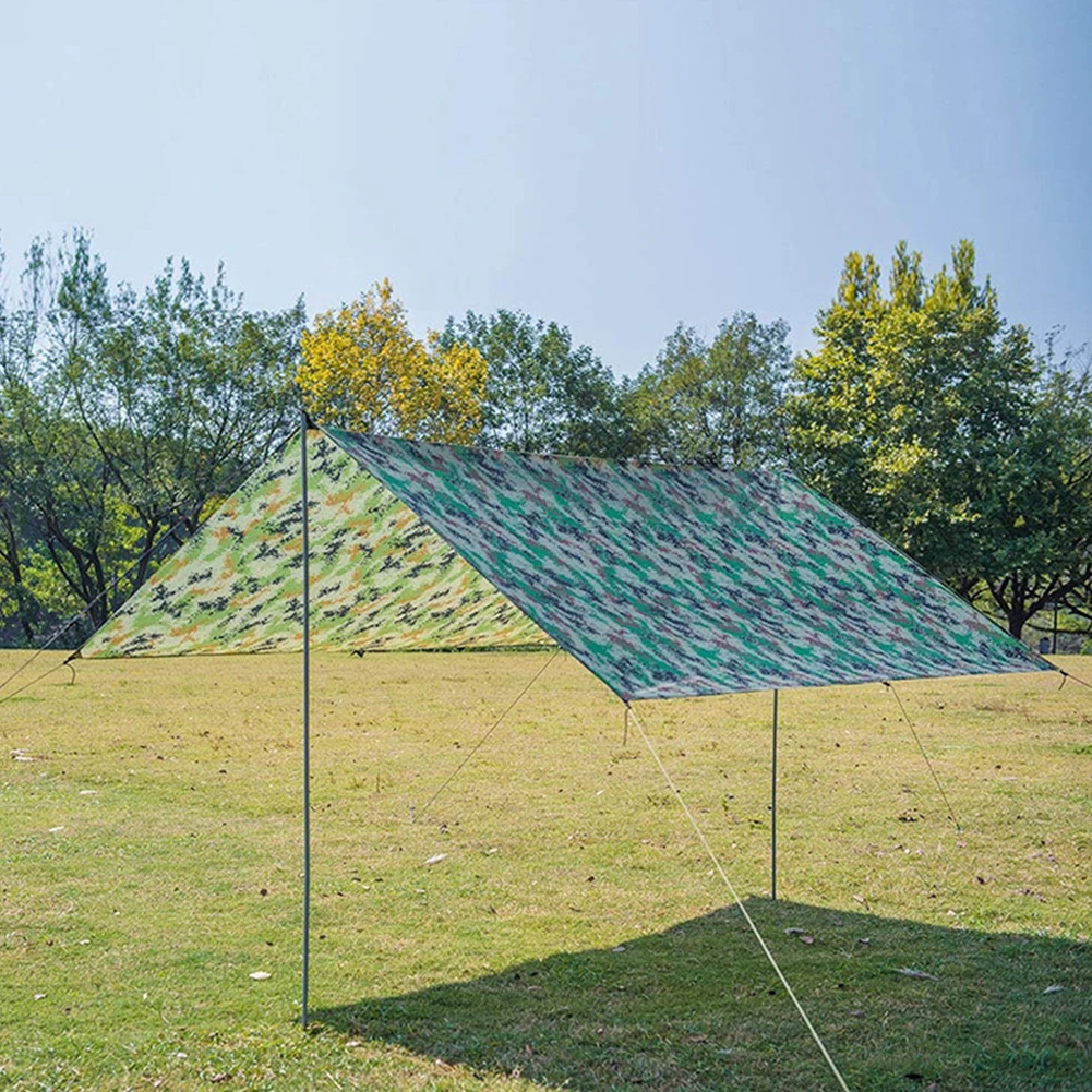 300x300cm 防水キャンプタープシェルターオーニングサ - Waterproof Tarp Shelter のレビューと価格
